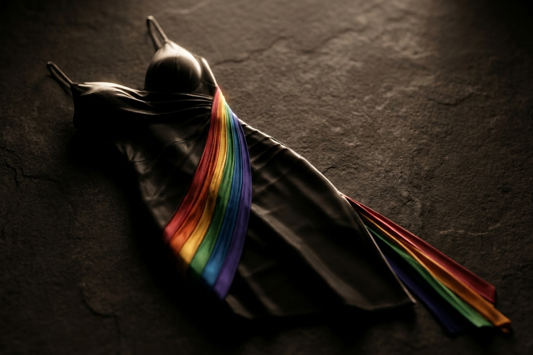 Ningaabii - Rainbow Silk Dress - Indigenous Luxury Shapewear