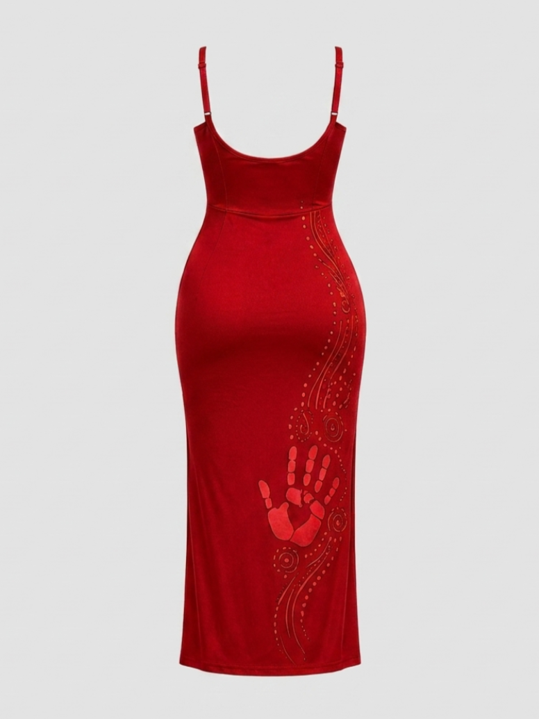 Ningaabii - MMIW Red Dress - Indigenous Luxury Shapewear