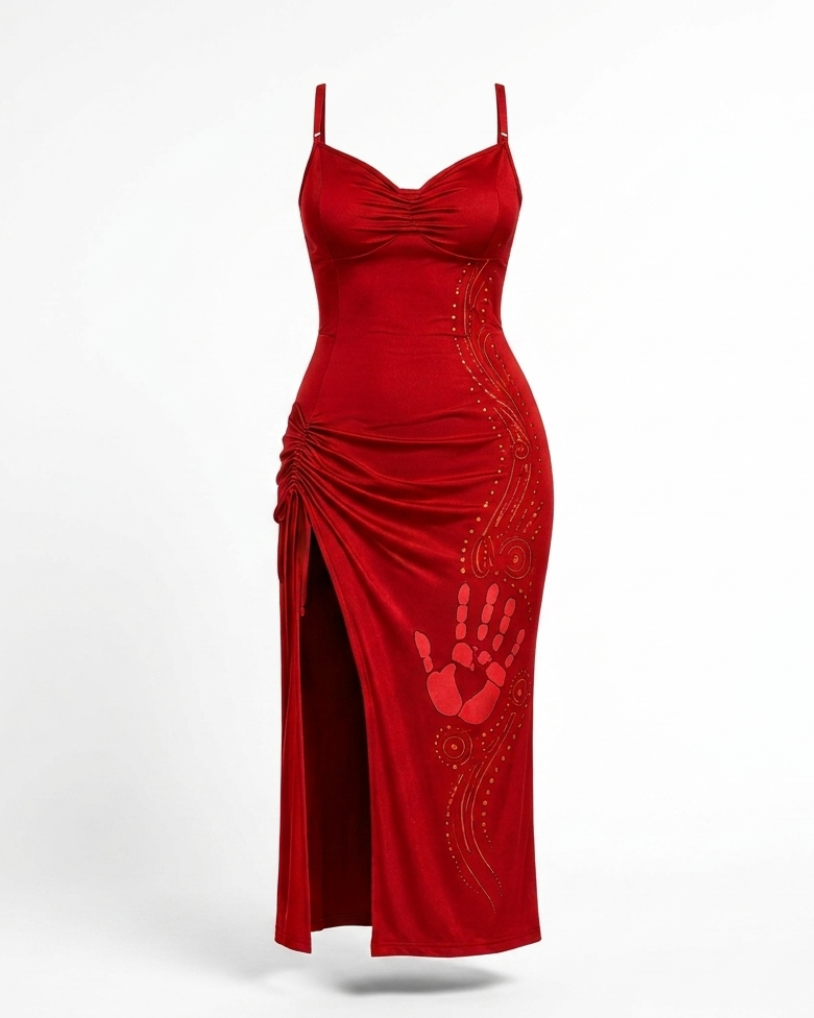 Ningaabii - MMIW Red Dress - Indigenous Luxury Shapewear